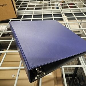 Blue 3-Ring Binder 2"